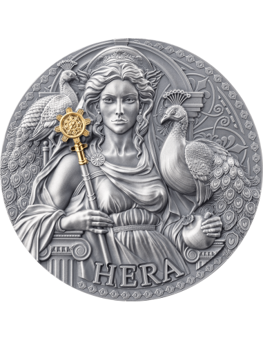 HERA The Great Greek Mythology 3 Oz Silver Coin 3000 Francs Cameroon 2024 - Coins & More - Cameroon