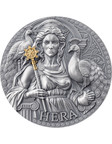 HERA The Great Greek Mythology 3 Oz Silver Coin 3000 Francs Cameroon 2024 - Coins & More - Cameroon