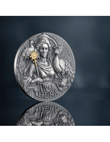 HERA The Great Greek Mythology 3 Oz Silver Coin 3000 Francs Cameroon 2024 - Coins & More - Cameroon