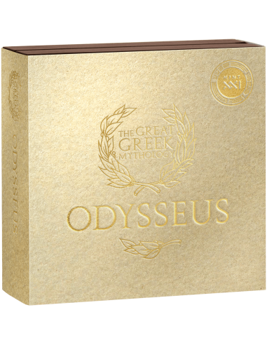 ODYSSEUS The Great Greek Mythology 2 Oz Silver Coin 2000 Francs Cameroon 2024 - Coins & More - Cameroun