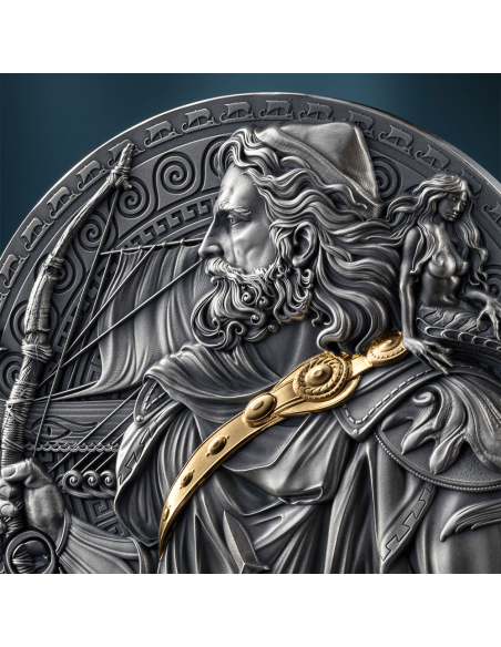 ODYSSEUS The Great Greek Mythology 2 Oz Silver Coin 2000 Francs Cameroon 2024 - Coins & More - Cameroun