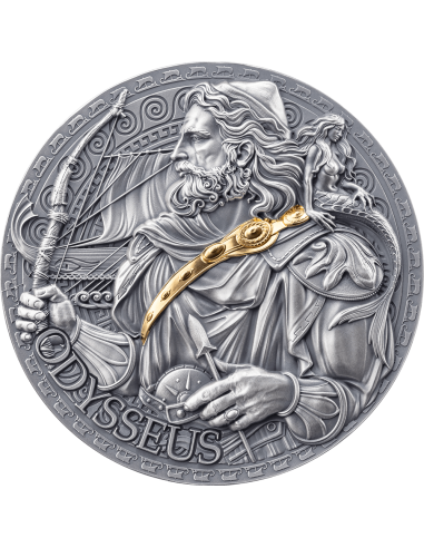 ODYSSEUS The Great Greek Mythology 2 Oz Silver Coin 2000 Francs Cameroon 2024 - Coins & More - Cameroun