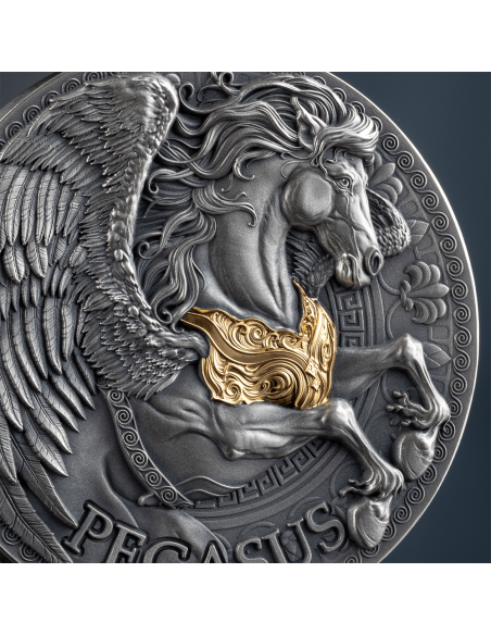 PEGASUS The Great Greek Mythology 1 Oz Silbermünze 1000 Francs Kamerun 2024 - Coins & More - Kamerun
