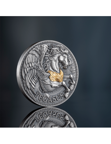 PEGASUS The Great Greek Mythology Pièce 1 Oz Argent 1000 Francs Cameroun 2024 - Coins & More - Cameroun