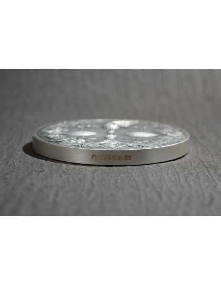 LIBRA Dodici Segni Zodiacali 5 Oz UV Moneta d'Argento 12$ Dollari Niue 2024 - Coins & More - Chad
