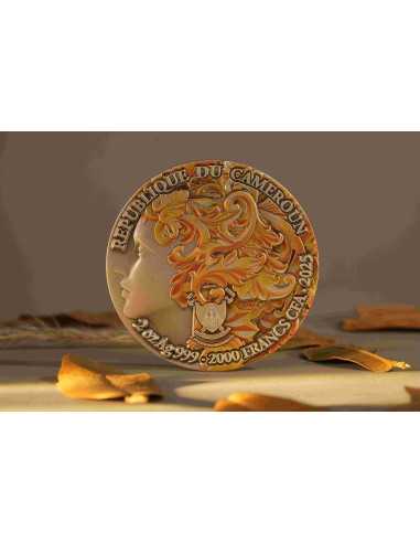 FRIGG Moneta d'argento da 2 once con benedizione norrena 2000 franchi Camerun 2025 - Coins & More - Camerun