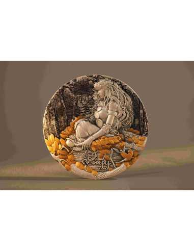 FRIGG Moneta d'argento da 2 once con benedizione norrena 2000 franchi Camerun 2025 - Coins & More - Camerun