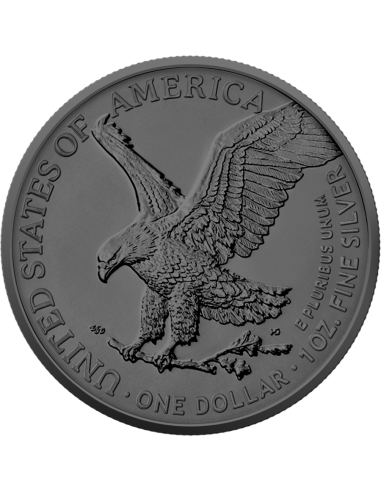 MULTI HOLO SILVER EAGLE 1 Oz Argento Rutenio Moneta da 1$ Dollaro USA 2024 - Coins & More - Usa