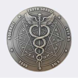 ATLAS BEETLE 2 Oz Moneda de Plata 2 Guardias Guardia de la Verdad 2024 - Coins & More - Plata 2