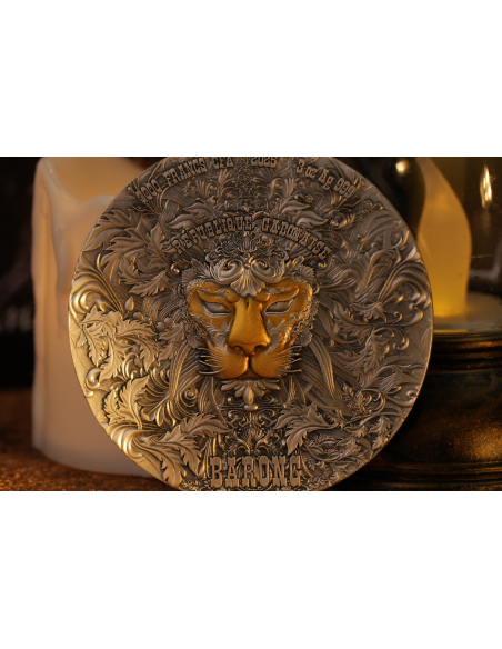 BARONG E RANGDA Moneta d'argento da 3 once da 3000 franchi CFA Gabon 2025 - Coins & More - Gabon