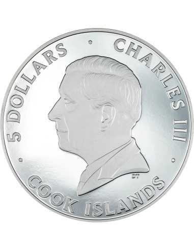 SAN FRANCISCO Big City Lights 1 Oz Silbermünze 5$ Cook Islands 2024 - Coins & More - Cookinseln