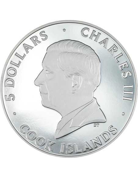 SAN FRANCISCO Big City Lights 1 Oz Silbermünze 5$ Cook Islands 2024 - Coins & More - Cookinseln