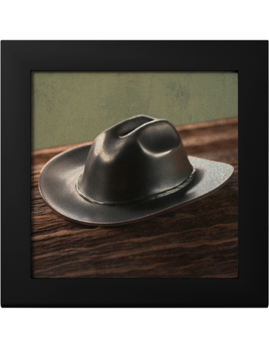 COWBOY HAT 1 Oz Silver Coin 5$ Islas Cook 2024 - Coins & More - Islas Cook