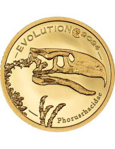 GOLDEN AVES Evolution of Life Gold Coin 1000 Togrog Mongolia 2024 - Coins & More - Mongolie