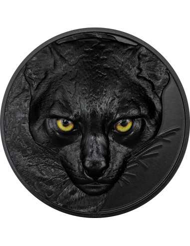 OCELOT Hunters By Night 2 Oz Silver Coin 10$ Palau 2024 - Coins & More - Palau