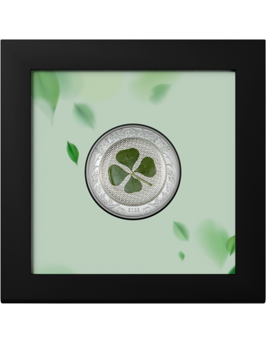 OUNCE OF LUCK Quadrifoglio da 1 Oz Moneta d'Argento da 5$ Palau 2025 - Coins & More - Palau