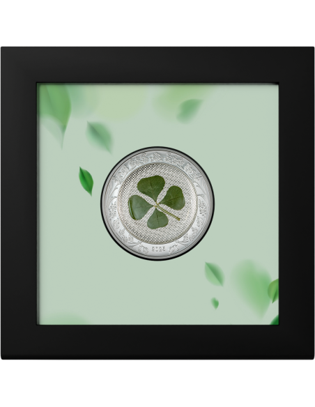 OUNCE OF LUCK Quadrifoglio da 1 Oz Moneta d'Argento da 5$ Palau 2025 - Coins & More - Palau