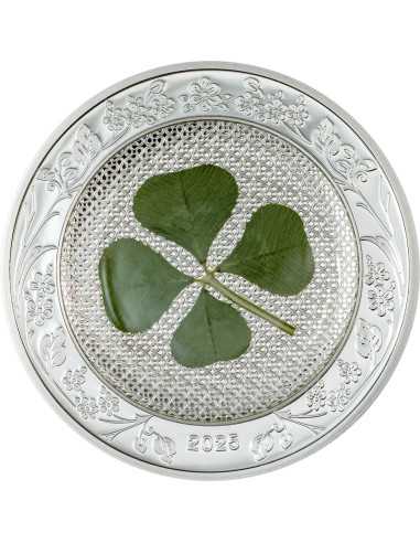 OUNCE OF LUCK Quadrifoglio da 1 Oz Moneta d'Argento da 5$ Palau 2025 - Coins & More - Palau