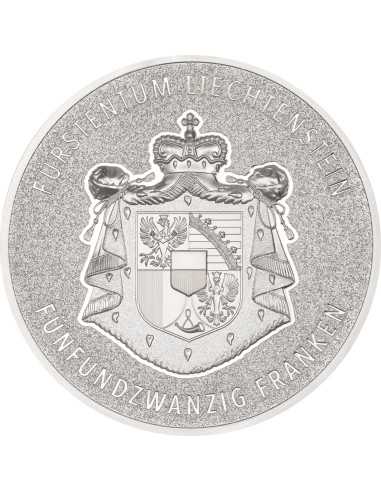 RHINE VALLEY 100 Años Swiss Franc 5 Oz Moneda de Plata 25 Francos Liechtenstein 2024 - Coins & More - Europa