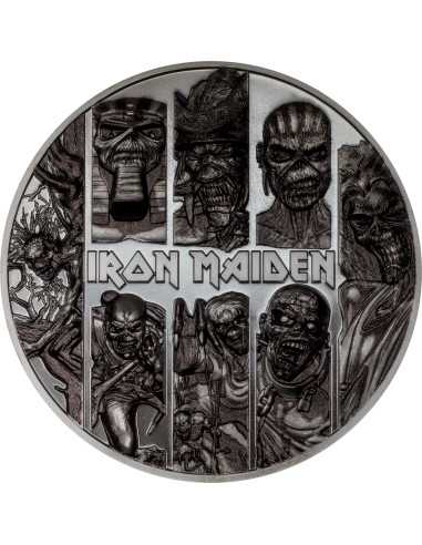 EDDIE Iron Maiden 3 Oz Moneda de Plata 20$ Islas Cook 2024 - Coins & More - Islas Cook