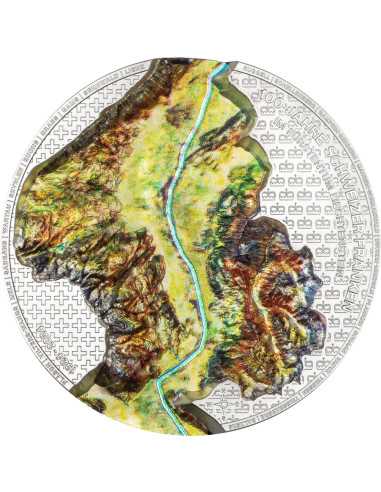 RHINE VALLEY 100 Jahre Schweizer Franken 2 Oz Silbermünze 10 Francs Liechtenstein 2024 - Coins & More - Europa