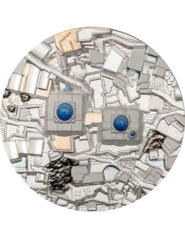 SANTORINI Bucket List Moneda de Plata de 5 Oz 25$ Islas Cook 2024 - Coins & More - Islas Cook
