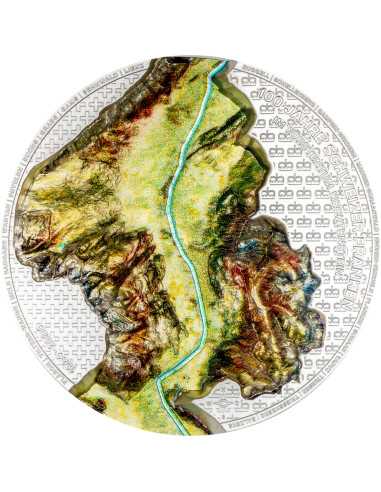 RHINE VALLEY 100 Jahre Schweizer Franken 1 Oz Silbermünze 5 Francs Liechtenstein 2024 - Coins & More - Europa