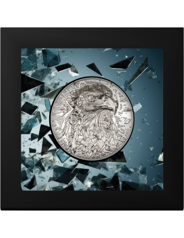BALD EAGLE Silver Burst 3 Oz Moneda de Plata 20$ Islas Cook 2024 - Coins & More - Islas Cook