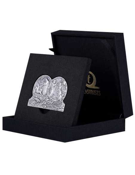 LA CRÉATION D'ADAM ET D'EVE Les portes du paradis Pièce de monnaie en argent de 5 oz 10$ Niue 2024 - Coins & More - Niue