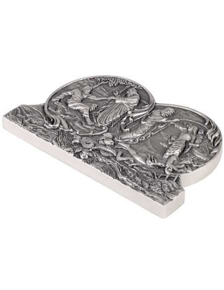 LA CREAZIONE DI ADAM ED EVE Le Porte del Paradiso Moneta d'Argento da 5 Oz 10$ Niue 2024 - Coins & More - Niue