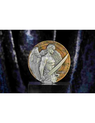 SAINT URIEL Erzengel 2 Oz Antike Silbermünze 2000 Francs Kamerun 2025 - Coins & More - Kamerun