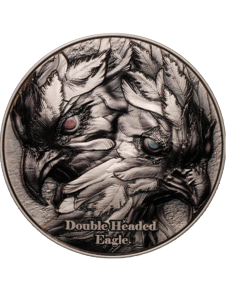 DOUBLE EAGLE 2 Oz Antike Silber & 11,5 Oz Kupfermünze 2000 Francs Kamerun 2025 - Coins & More - Kamerun