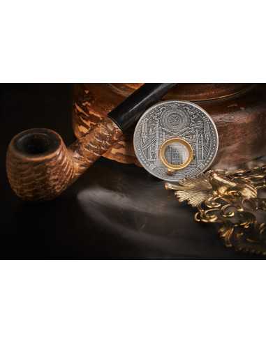 A STUDY IN SCARLET Sherlock Holmes Moneta d'argento da 2 Oz 5$ Niue 2023 - Coins & More - Niue