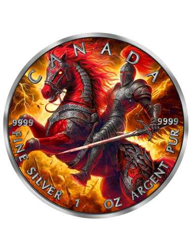 RED HORSE Quattro Cavalieri dell'Apocalisse Moneta d'Argento da 1 Oz 5$ Canada 2024 - Coins & More - Canada