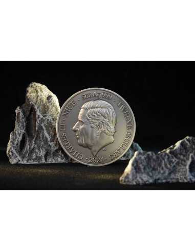 SAGITTARIUS Douze Signes du Zodiaque Pièce 5 Oz UV Argent 12$ Dollars Niue 2024 - Coins & More - Tchad