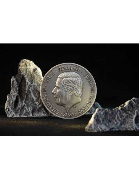 SAGITTARIUS Twelve Zodiac Signs 5 Oz UV Silver Coin 12$ Dollars Niue 2024 - Coins & More - Chad
