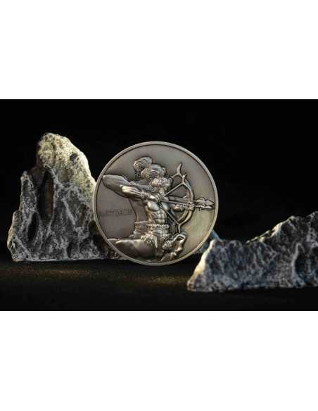 SAGITARIO Doce Signos del Zodiaco 5 Oz UV Moneda de Plata 12$ Dólares Niue 2024 - Coins & More - Chad