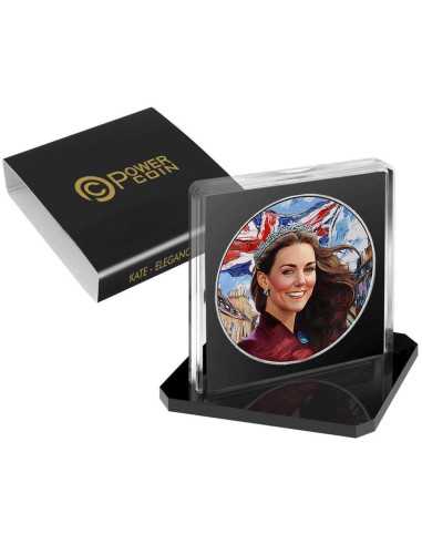 PRINCESA KATE Elegancia en el Arte Moneda de Plata de 1 Oz 1$ USA 2024 - Coins & More - Usa