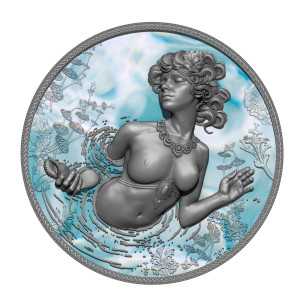 NACIMIENTO DE APRODITE Moneda de Plata de 2 Oz 2000 Francos CFA Camerún 2024 - Coins & More - Camerún