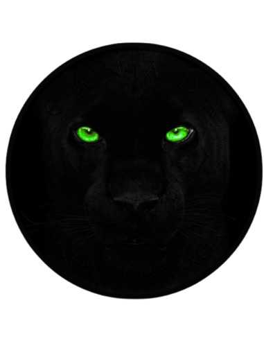 BLACK PANTHER Foglia d'acero fosforescente da 1 Oz d'argento 5$ Canada 2024 - Coins & More - Canada