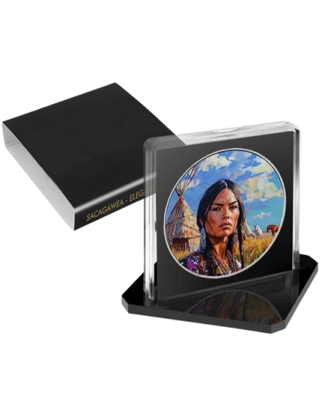 SACAJAWEA Elegance in Art 1 Oz Silver Coin 1$ USA 2024 - Coins & More - Usa