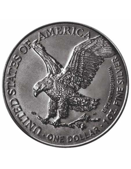MRS JANE Scheletri Moneta d'argento da 1 Oz dell'Aquila Americana 1$ USA 2024 - Coins & More - Usa