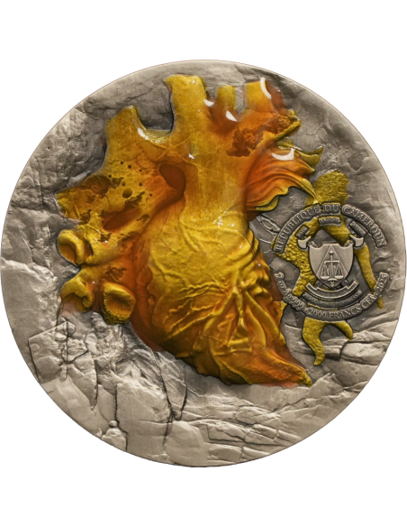 BREAK FREE 2 Oz Glow in Dark Moneda de Plata Antigua 2000 Francos Camerún 2025 - Coins & More - Camerún