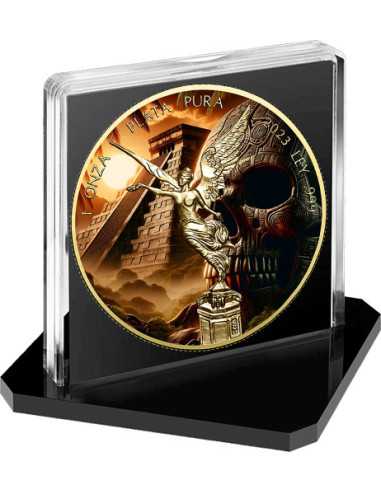 DEAD MAYAN EMPIRE Pièce 1 Oz Argent Libertad Mexique 2023 - Coins & More - Mexique