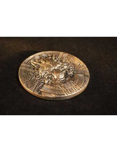ANUBIS Moneta d'Argento da 2 Oz 2000 Franchi CFA Gabon 2024 - Coins & More - Gabon
