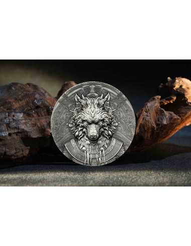 ANUBIS Moneta d'Argento da 2 Oz 2000 Franchi CFA Gabon 2024 - Coins & More - Gabon