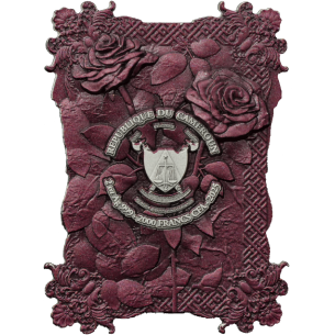 LUCIFER 2 Oz Antique Pièce Argent 2000 Francs Cameroun 2025 - Coins & More - Cameroun 2