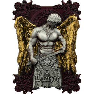 LUCIFER Moneta d'Argento Antica da 2 Oz 2000 Franchi Camerun 2025 - Coins & More - Camerun
