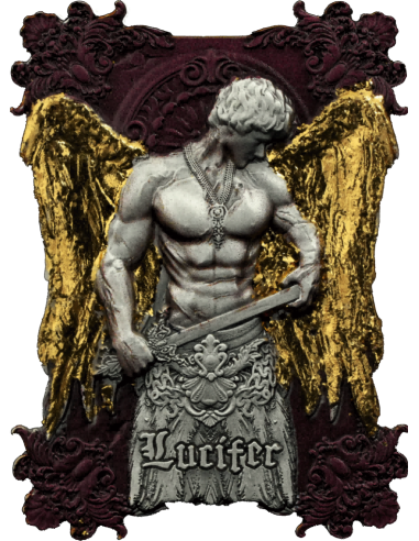 LUCIFER Moneta d'Argento Antica da 2 Oz 2000 Franchi Camerun 2025 - Coins & More - Camerun