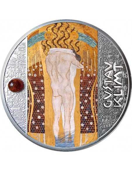 BEETHOVEN FRIEZE Gustav Klimt Silver Coin 500 Francs Cameroon 2021